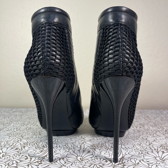 L.A.M.B. Platforms Stiletto Heels Net and leather materials - Picture 5 of 14